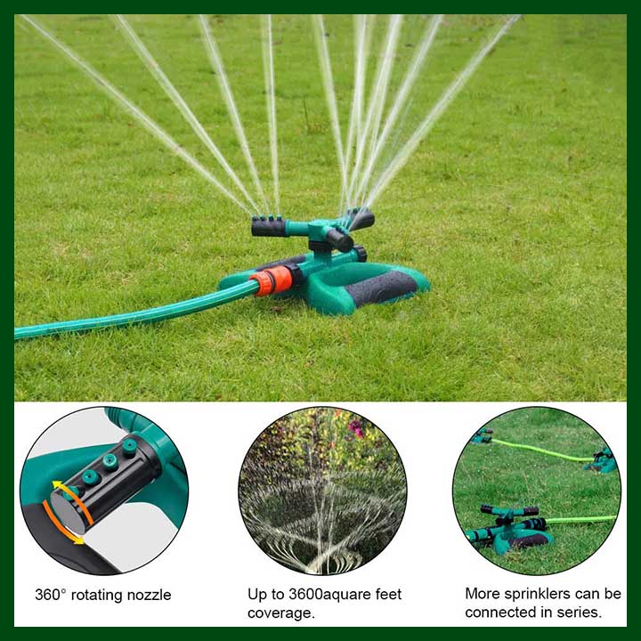 360 Degrees Lawn/Farm sprinkler + Free connecters